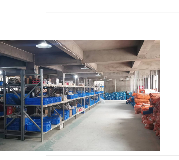 完善標(biāo)準(zhǔn)的品牌生產(chǎn)工廠(chǎng)及庫(kù)房